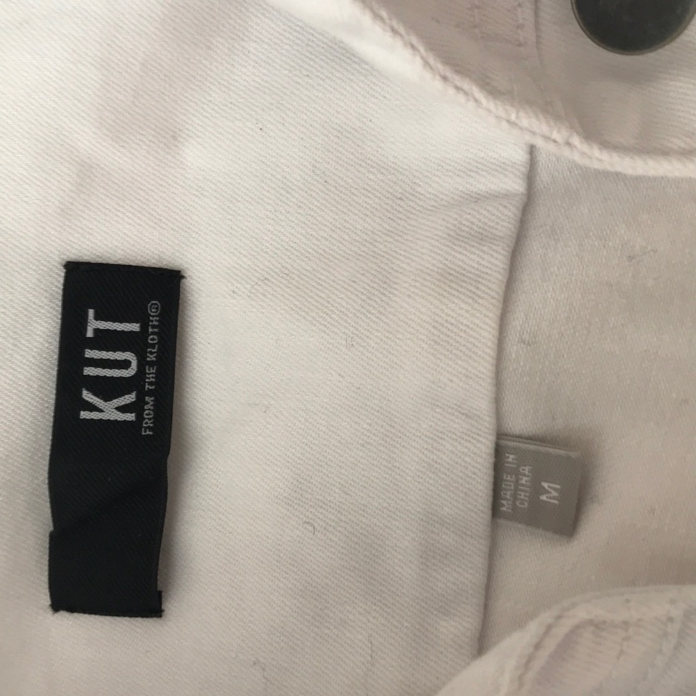 White short Jean jacket. No flaws worn twice